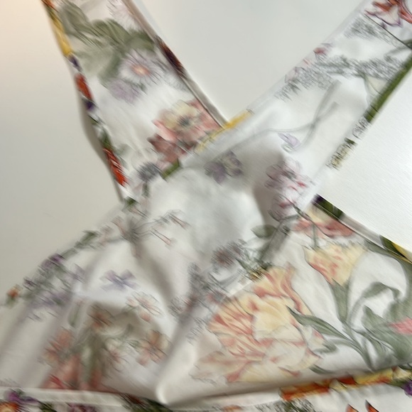 J.CREW COLLECTION NWT HALTER TOO IN RATTI TROPICAL FLORAL 💯 COTTON SZ S - Picture 10 of 16